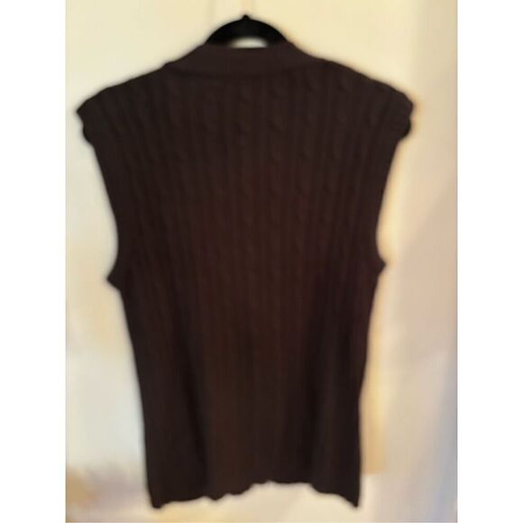 Vintage Montgomery Ward Brown Vest - Picture 3 of 3